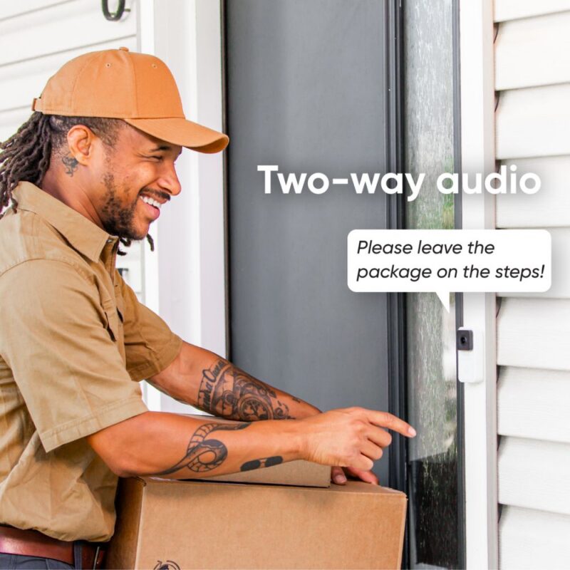 WYZE Video Doorbell With Chime (Horizontal Wedge Included), 1080p HD Video, 3:4 Aspect Ratio: 3:4 Head-To-Toe View, 2-Way Audio, Night Vision, Hardwired (Smarter Home) &mdash; 00f7fc7e-f295-4aa0-98ea-fa8dc24e1c23
