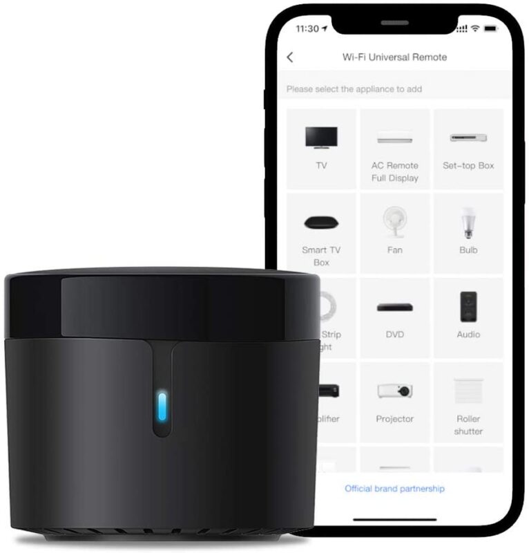 BroadLink RM4 Mini IR Universal Remote Smart Hub &ndash; WiFi IR Blaster For TV Remote, Smart AC Controller, Works With Alexa/Google Home/IFTTT &mdash; 51137gmSO-L._AC_SL1000_