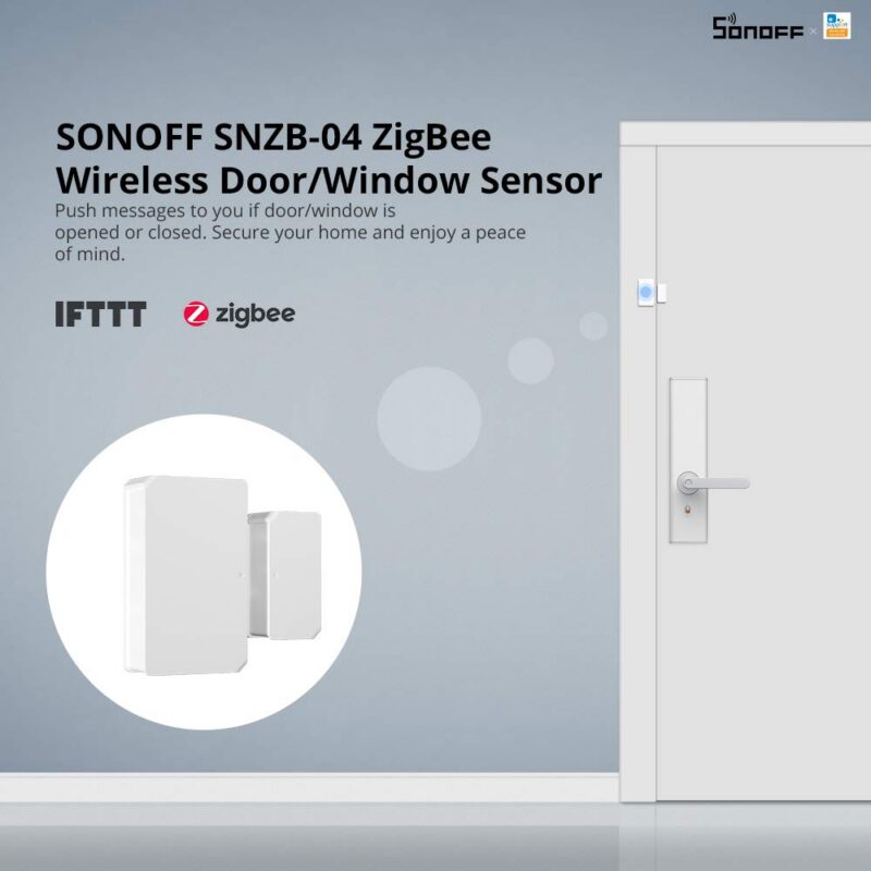 SONOFF SNZB-04 ZigBee Wireless Door/Window Sensor Magnetic Alarm Security System EWeLink APP &mdash; 513Q-SOxGgL._SL1000_