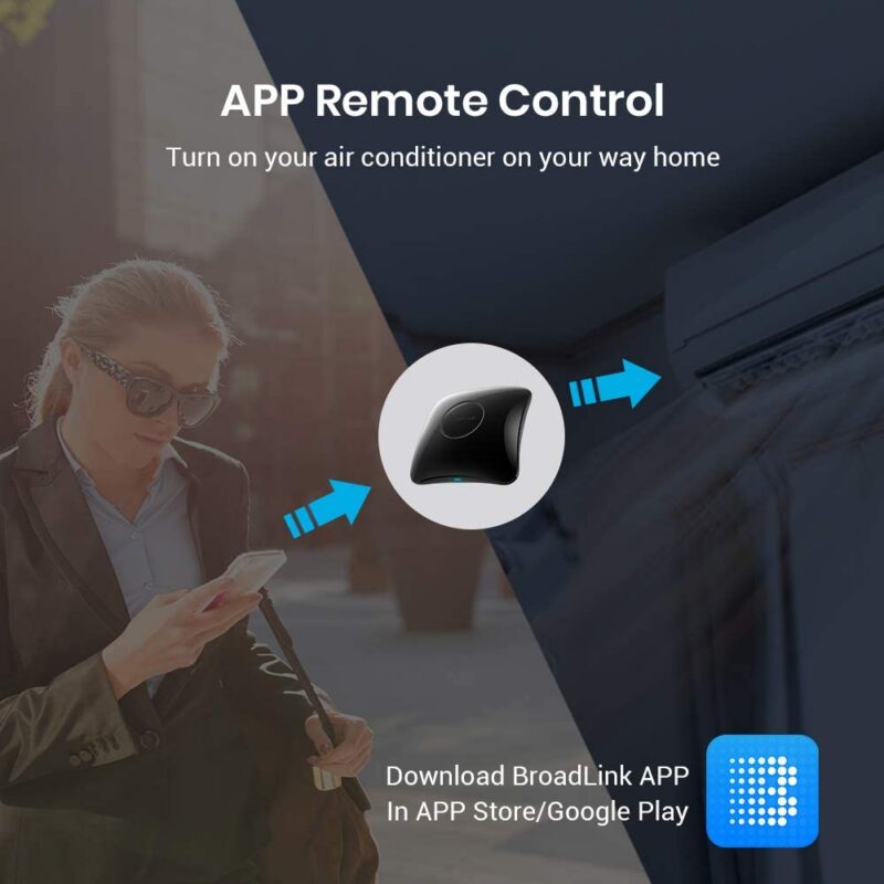 BroadLink RM4 Pro IR/RF Universal Remote Control For Smart Home Automation &ndash; WiFi IR/RF Blaster 433MHz &mdash; 518lPBPLPLL._AC_SL1000_