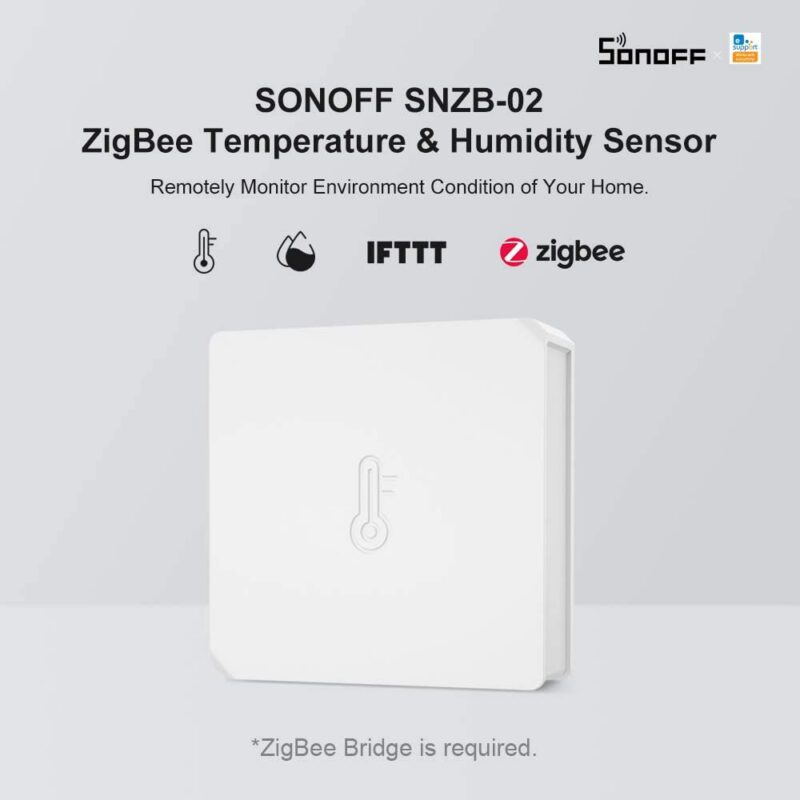 SONOFF SNZB-02 ZigBee Temperature And Humidity Sensor Sync Records Smart Monitor EWeLink APP Check Status &mdash; 51MT4xPkKbL._AC_SL1000_