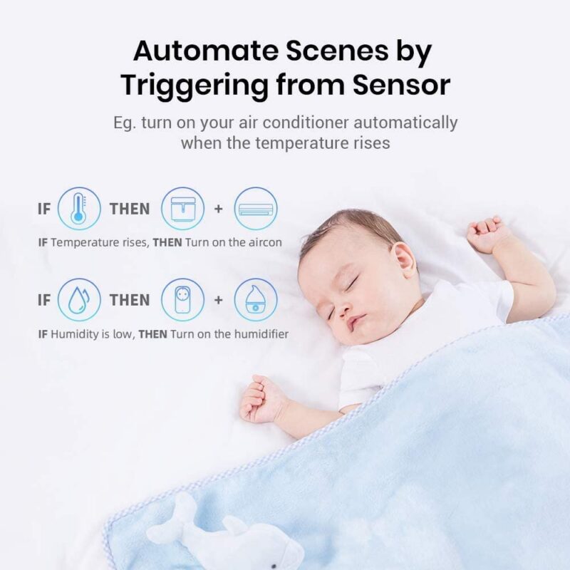 BroadLink HTS2 Temperature/Humidity Sensor Accessory For RM4 Mini And RM4 Pro Smart Remote (Smarter Home) &mdash; 61ASrOC1lGL._AC_SL1000_
