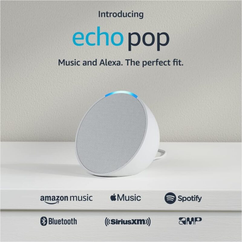 Amazon Echo Pop | Full sound compact smart speaker with Alexa &mdash; 61Yog3Mk5BL._AC_SL1000_