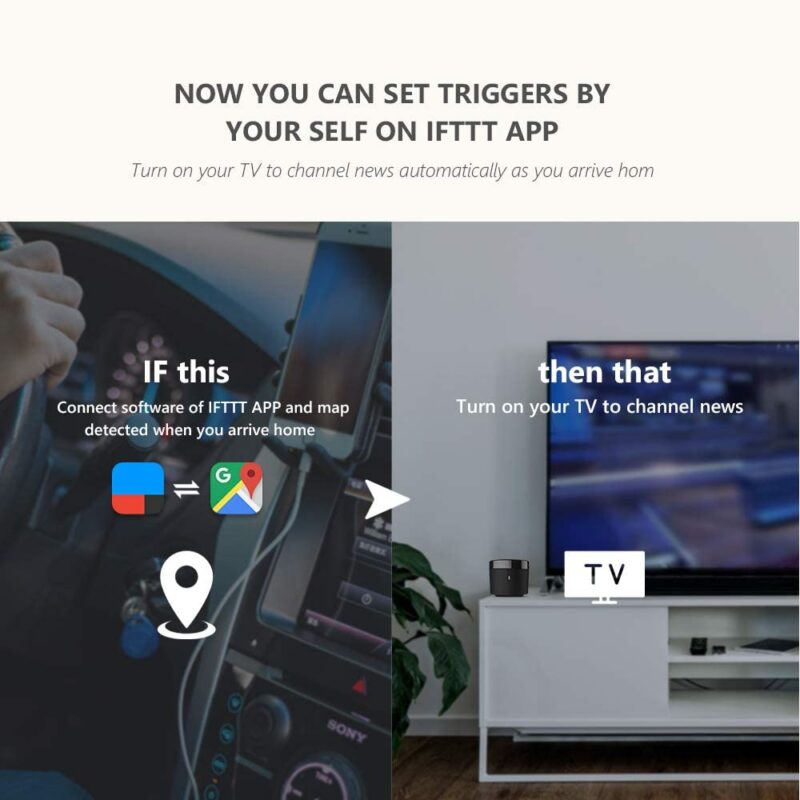 BroadLink RM4 Mini IR Universal Remote Smart Hub &ndash; WiFi IR Blaster For TV Remote, Smart AC Controller, Works With Alexa/Google Home/IFTTT &mdash; 61ayUdUZJPL._AC_SL1000_