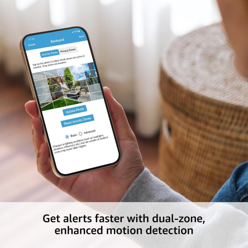 Blink Outdoor 4 (4th Gen) &ndash; Wire-free smart security camera, two-year battery life, two-way audio, HD live view, enhanced motion detection, Works with Alexa &mdash; 61nbii+TkBL._SL1000_