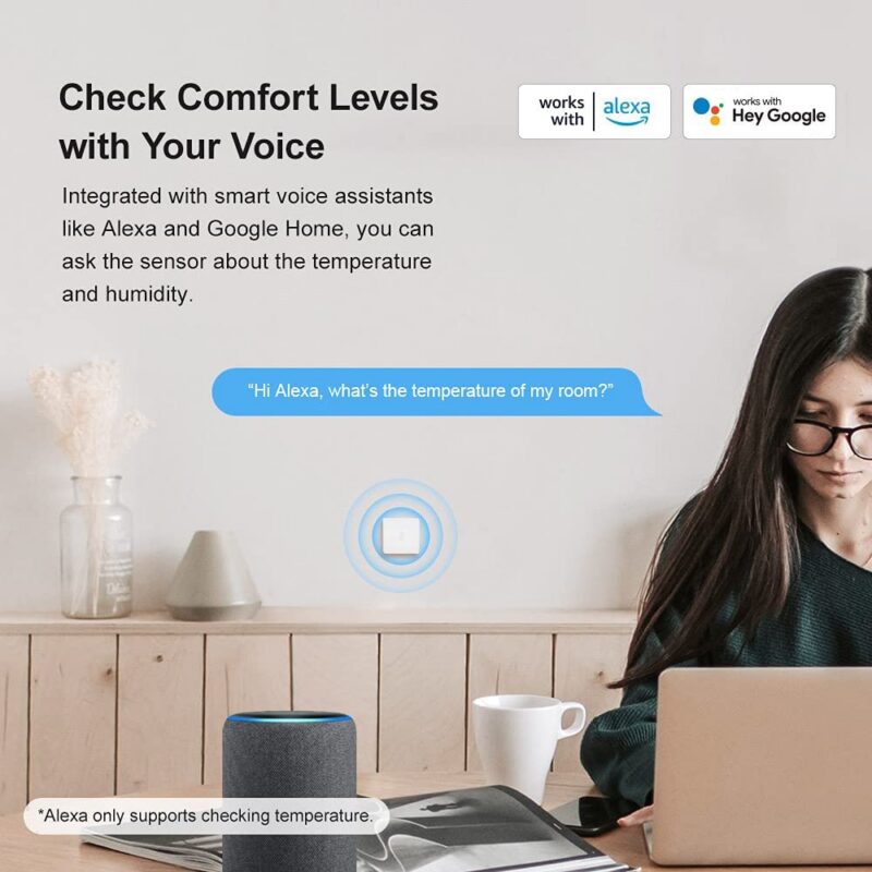 SONOFF SNZB-02 ZigBee Temperature And Humidity Sensor Sync Records Smart Monitor EWeLink APP Check Status &mdash; 61rssEORLfS._AC_SL1000_