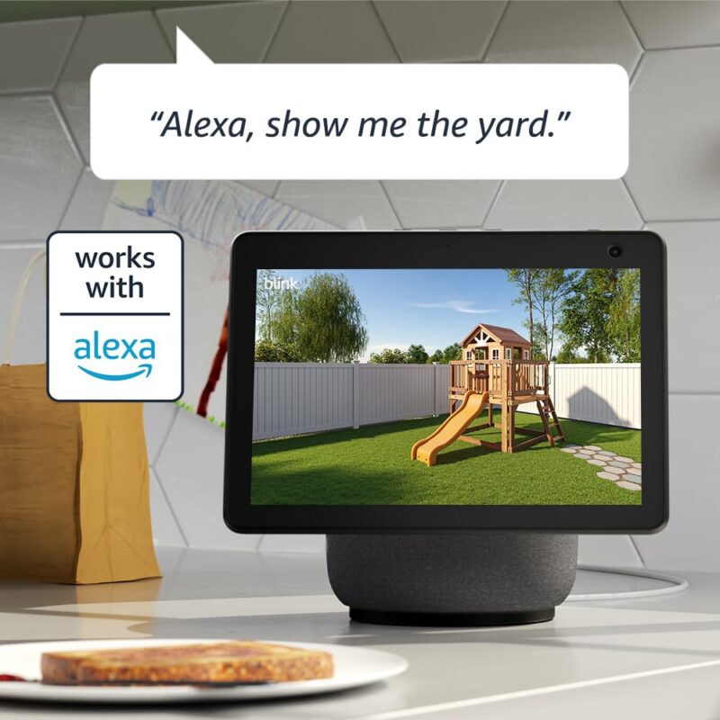 Blink Outdoor 4 (4th Gen) &ndash; Wire-free smart security camera, two-year battery life, two-way audio, HD live view, enhanced motion detection, Works with Alexa &mdash; 61tp4gR52hL._SL1000_