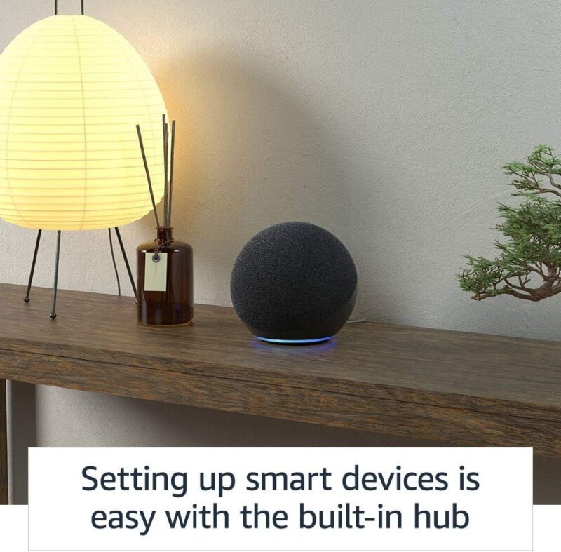 Amazon Echo 4 (4th Gen / 2020) &ndash; Smart speaker with premium sound, smart home hub, and Alexa (Smarter Home) &mdash; 715DvDSVV-L._AC_SL1000_