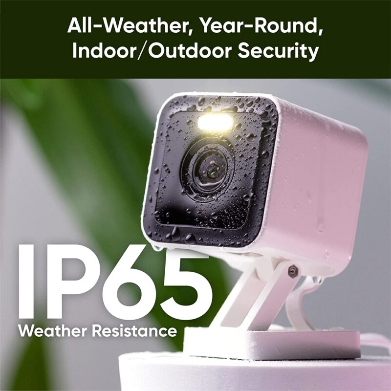 WYZE Cam v3 Pro 2K Indoor/Outdoor Wi-Fi Security Camera with Color Night Vision, Edge AI, Integrated Spotlight & Siren, 2-Way Audio, Compatible with Alexa & Google Assistant, White &mdash; 71Tks1MXSiL._AC_SL1500_