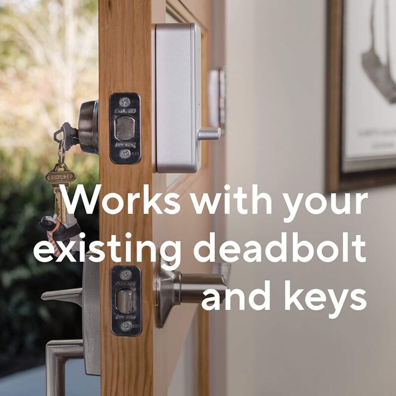 Wyze Lock WiFi And Bluetooth Enabled Smart Door Lock, Wireless & Keyless Door Entry, Hands-Free Voice Control, Amazon Alexa, Wyze Gateway &mdash; 71UYPSxK93L._AC_SL1500_