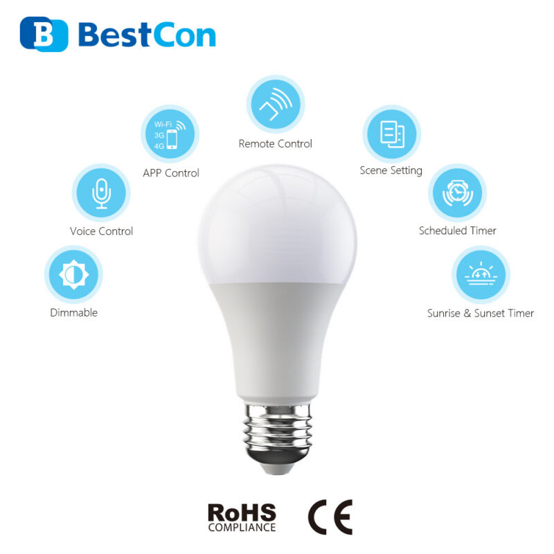 Broadlink BestCon LB1 Wifi Smart Bulb Smart Home Remote Control Dimmable Light Bulb E27 Base 6.5W 220V Broadlink APP &mdash; 84009c36-12d9-4c41-94f0-8c5b3688517f