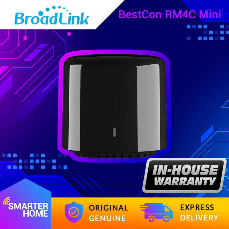 Broadlink Bestcon RM4C Mini Universal IR Blaster WiFi Infrared Remote Control Supports Alexa Google Home (Smarter Home) &mdash; broadlink-bestcon-rm4c-mini