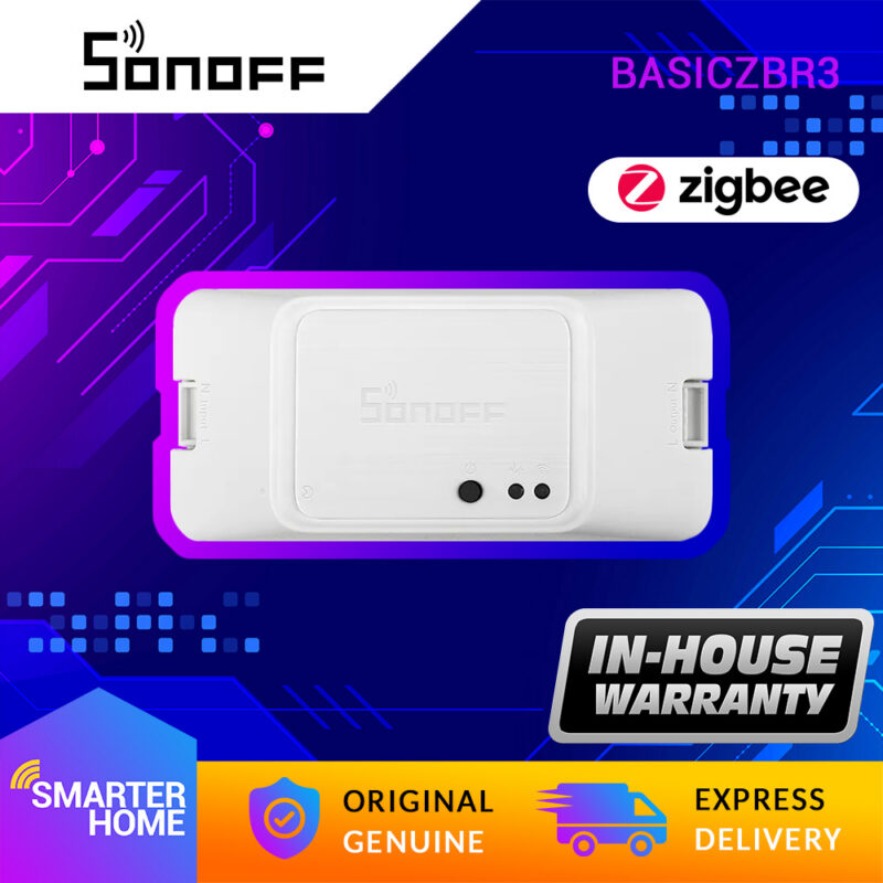 ITEAD SONOFF BASICZBR3 ZigBee DIY Wireless Smart Switch Supports Alexa ZHA Z2M Zigbee2MQTT (Smarter Home) &mdash; sonoff-basiczbr3