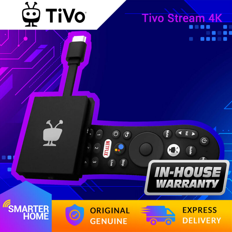 TiVo Stream 4K &ndash; Every Streaming App and Live TV on One Screen &ndash; 4K UHD, Dolby Vision HDR and Dolby Atmos Sound &ndash; Powered by Android TV &ndash; Plug-In Smart TV, One size &mdash; tivo-stream-4k