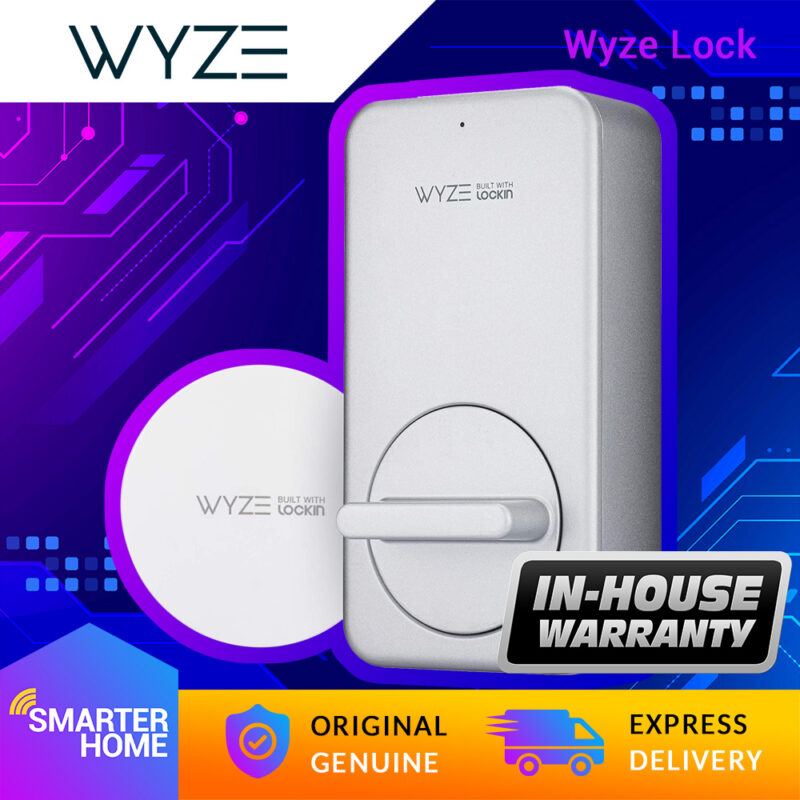 Wyze Lock WiFi And Bluetooth Enabled Smart Door Lock, Wireless & Keyless Door Entry, Hands-Free Voice Control, Amazon Alexa, Wyze Gateway &mdash; wyze-lock-ihw